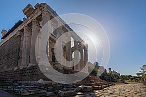 The Temple of Antoninus and Faustina in The Roman Forum