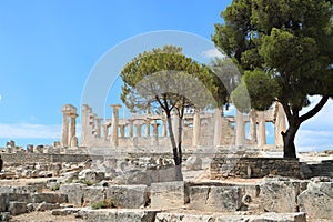 Temple of Aphaea, Aegina, Greece