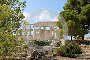 Temple of Aphaea, Aegina, Greece photo