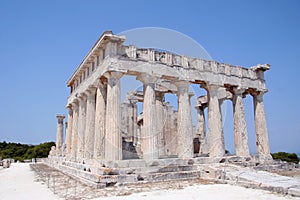 Temple of Aphaia in Aegina photo