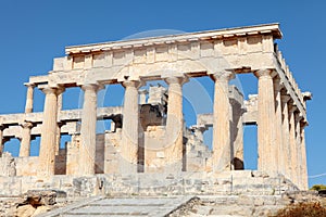 Temple of Aphaia from the path photo