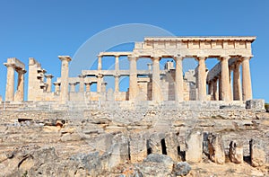 Temple of Aphaia side view photo