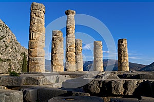 The temple of Apollo Delphi