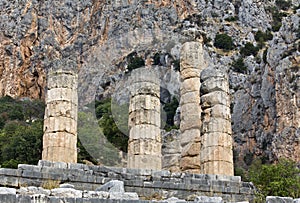 Temple of Apollo at Delphi archaeological s