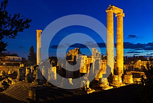 Temple of Apollo in Didyma antique city. Turkey