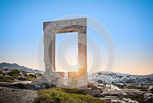 Temple of Apollo, Naxos, Greece.