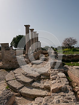 Temple of Apollo near Kourion Cyprus Europe