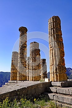Temple of Apollo, Sanctuary of Apollo, Mount Parnassus, Greece