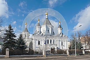 Temple of the Archangel Michael at the clinics in the Devichye P