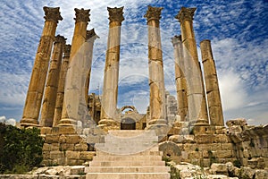 The Temple of Artemis in Jerash