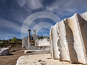 The Temple of Artemis at Sardis can best be described as a transitional structure between the Hellenistic and Roman worlds.