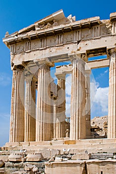 The Temple of Athena at the Acropolis photo