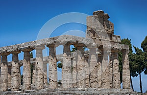 The temple of Athena, Italy