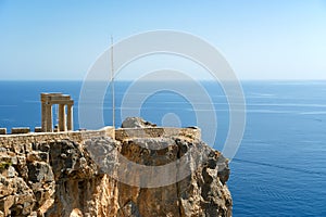 Temple of Athena Lindia at the Acropolis of Lindos, Rhodes