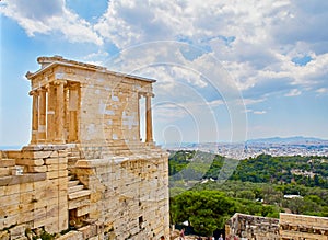 Temple of Athena Nike. Acropolis of Athens. Attica, Greece.