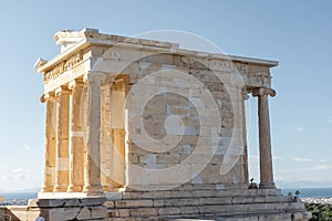 Temple of Athena Nike in the Acropolis, Athens Greece