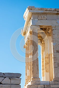 Temple of Athena Nike in the Acropolis, Athens Greece
