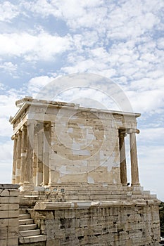 Temple of Athena Nike on the Acropolis in Athens, Greece