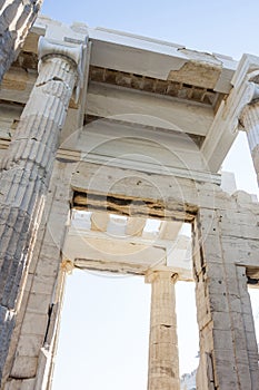 Temple of Athena Nike close up
