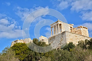 Temple of Athena Nike on hill of Athens