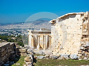 Temple of Athena Nike Next to the Propylaia