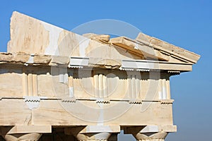 Temple of Athena Nike reconstruction work