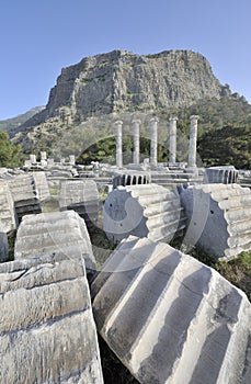 Temple of Athena at Priene photo
