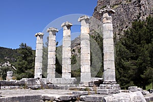 Temple of Athena at Priene, Turkey photo