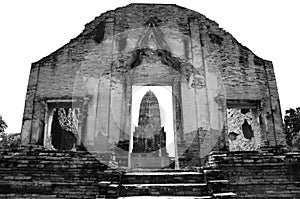 Temple of Ayutthaya , Thailand