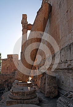 Temple of Bacchus in Baalbek, Lebanon