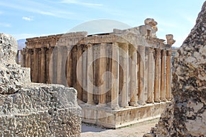 Temple of Bacchus, Baalbek, Lebanon from Temple of Jupiter