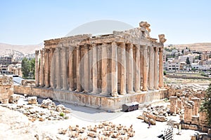 Temple of Bacchus at Baalbek, Wide View
