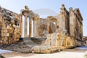 Temple of Bacchus, Heliopolis Roman ruins, Baalbek, Lebanon