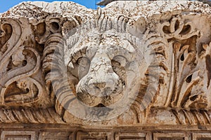 Temple of Bacchus romans ruins Baalbek Beeka Lebanon