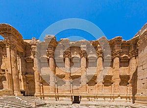 Temple of Bacchus romans ruins Baalbek Beeka Lebanon photo