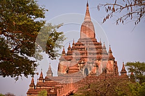 Temple in Bagan Myanmar