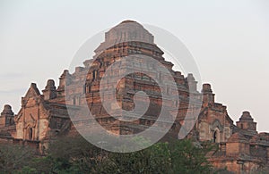 Temple of Bagan at sunset