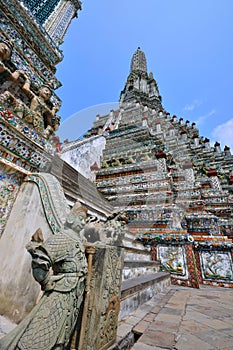 Temple in Bangkok Wat Arun, Thailand.