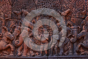 Temple Banteay Srei in Angkor