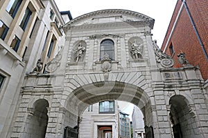 Temple Bar gateway, Paternoster Square, London photo
