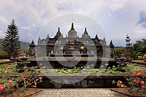 The temple in Brahmavihara Arama monastery, Bali Island (Indonesia) photo