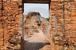 Temple brick pagoda ancient ruins invaluable