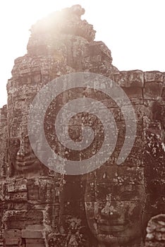 Temple of 1000 Buddha Faces, Angkor Wat, Cambodia