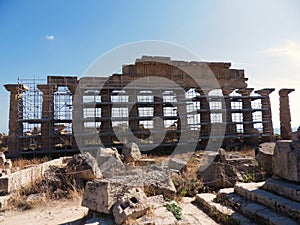 Temple C of the Selinunte Acropolis