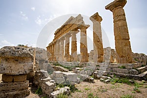 Temple C in Selinunte Archaeological Park