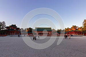 Temple in the centre of Kyoto Japan