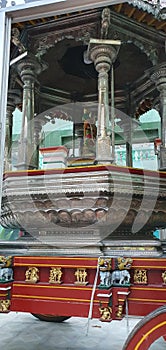 Temple ceremonial wagon, D1 HCMC, Vietnam