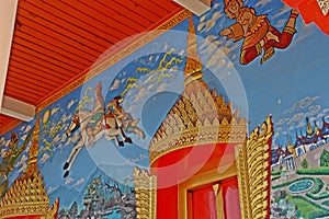 Temple in Chanthaburi, Thailand, a building devoted to the worship, or regarded as the dwelling place, or other objects of religio