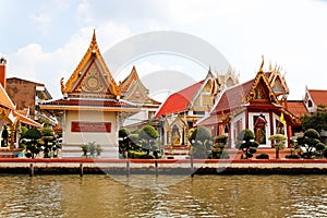 Temple by the Chao Praya river, Bangkok