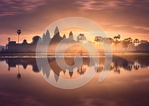 Temple complex Angkor Wat Siem Reap, Cambodia